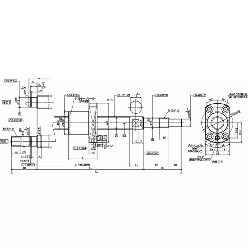 nsk-standard-ball-screw-shaft-end-finished-compact-fa-series-general-use-pss-mm-lead-pss1510n1d0979