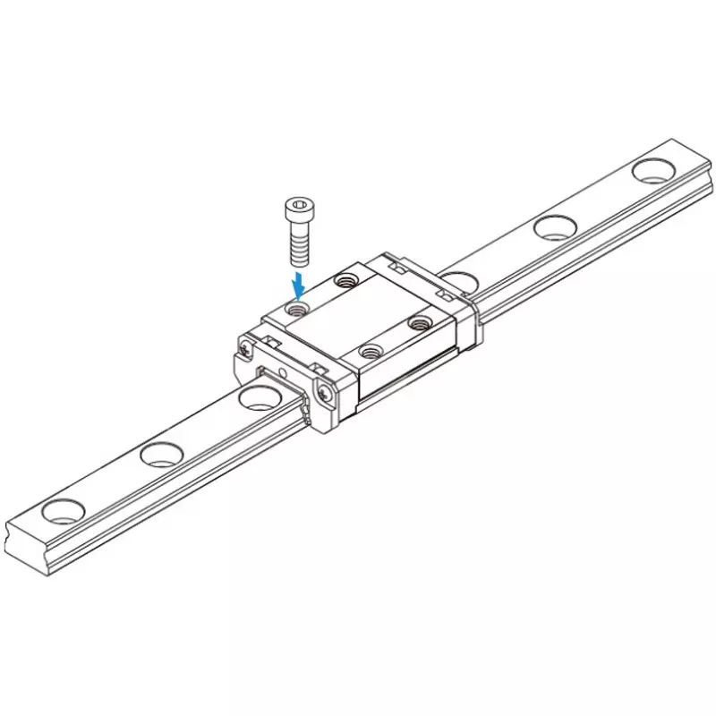 thk-srs-m-type-linear-motion-guide-lm155-mm-length-2srs9xmuu155lm