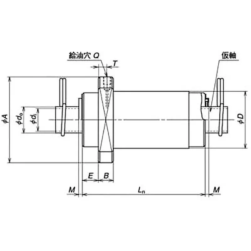 NSK RNFCL Type Transfer Ball Screw With Seal 35 mm Rod and 6.35 mm Ball Dia., RNFCL4080A6S