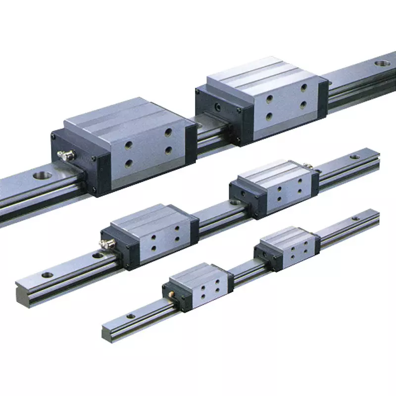 IKO Linear Way H/LWHY (Horizontal Installation Type/Non-Interchangeable) 20 Size Carbon Steel 480 mm Length, LWHY20C1R480H