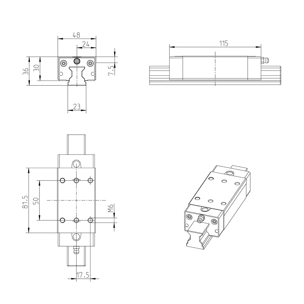 bosch-rexroth-roller-runner-block-carbon-steel-material-c2--medium-preload-class-150-ms-acceleration-r18232222x