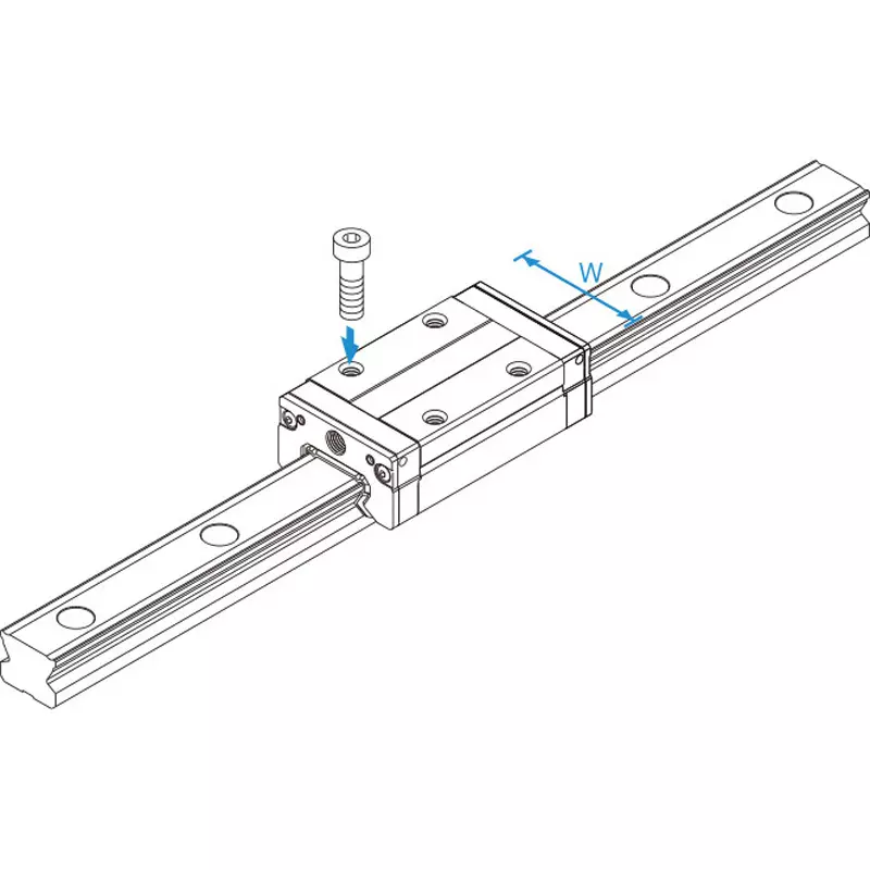 thk-ssr-xw-type-lm-guide-280-mm-rail-length-ssr20xw2ss280l