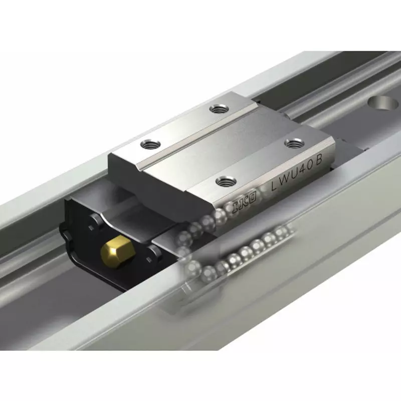 IKO Linear Way U, LWUL, LWU (Non-Compatible Specifications, Ball Retention Type) Carbon Steel 60 Size, LWU60C1R300B