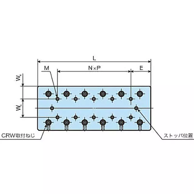 iko-cross-roller-way-275x205-mm-and-185-mm-size-difference-01-crwu60-205r
