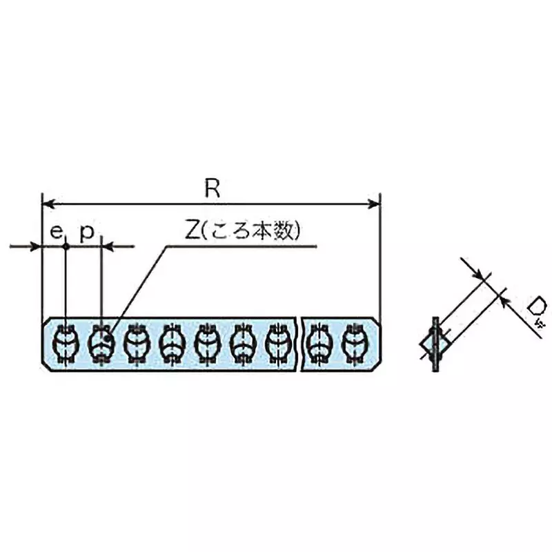iko-cross-roller-way-25x400-mm-carbon-steel-crw6-300