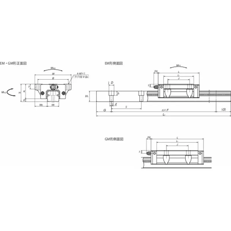 nsk-linear-guide-nh-series-bearing-block-only-15-size-nah15gmnpcz1aa