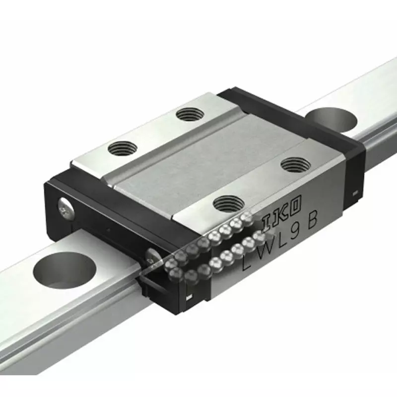 IKO Linear Way L/LWL 9 Size Carbon Steel 80 mm Length, LWL9C1R80BCSH