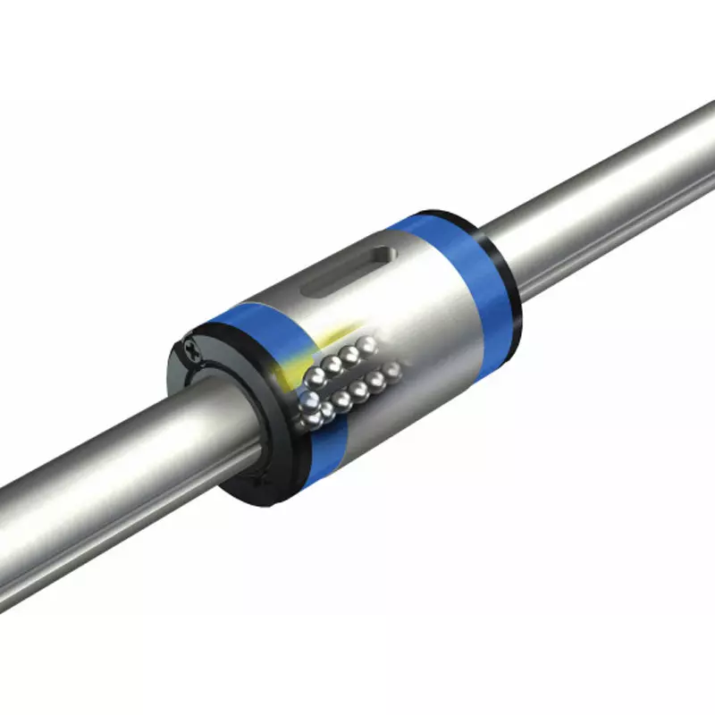 IKO MAG C-Lube Ball Spline G, Standard Type (Outer Cylinder) Carbon Steel 10 Size, MAG10C1S1