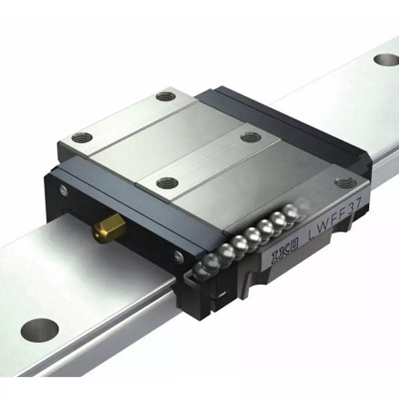 IKO Linear Way F/LWFF (Flange Type/Non-Interchangeable) 42 Size Carbon Steel 840 mm Length, LWFF42C3R840H