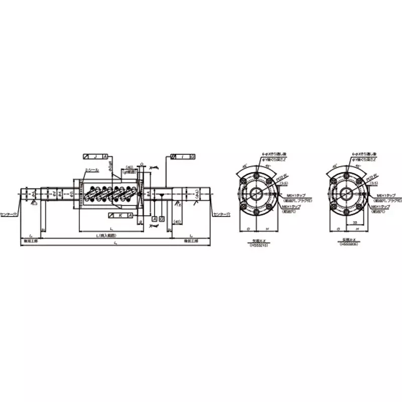 nsk-standard-ball-screw-unfinished-shaft-end-high-speed-ss-series-hss-10-mm-lead-hss5010n1d2350