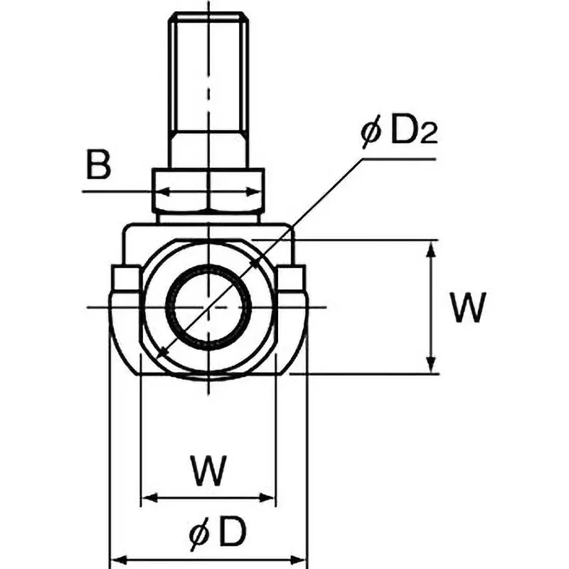thk-link-ball-rod-end-right-hand-thread-type-m5x08-mm-bl5da
