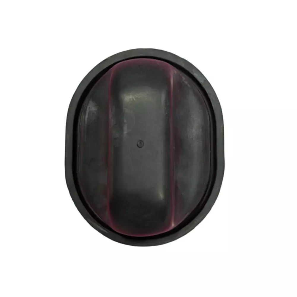Polytech Rubber Diaphragm Cup Shape Standard Size Nitrile Black, PED01 (Pack of 50 Pcs)