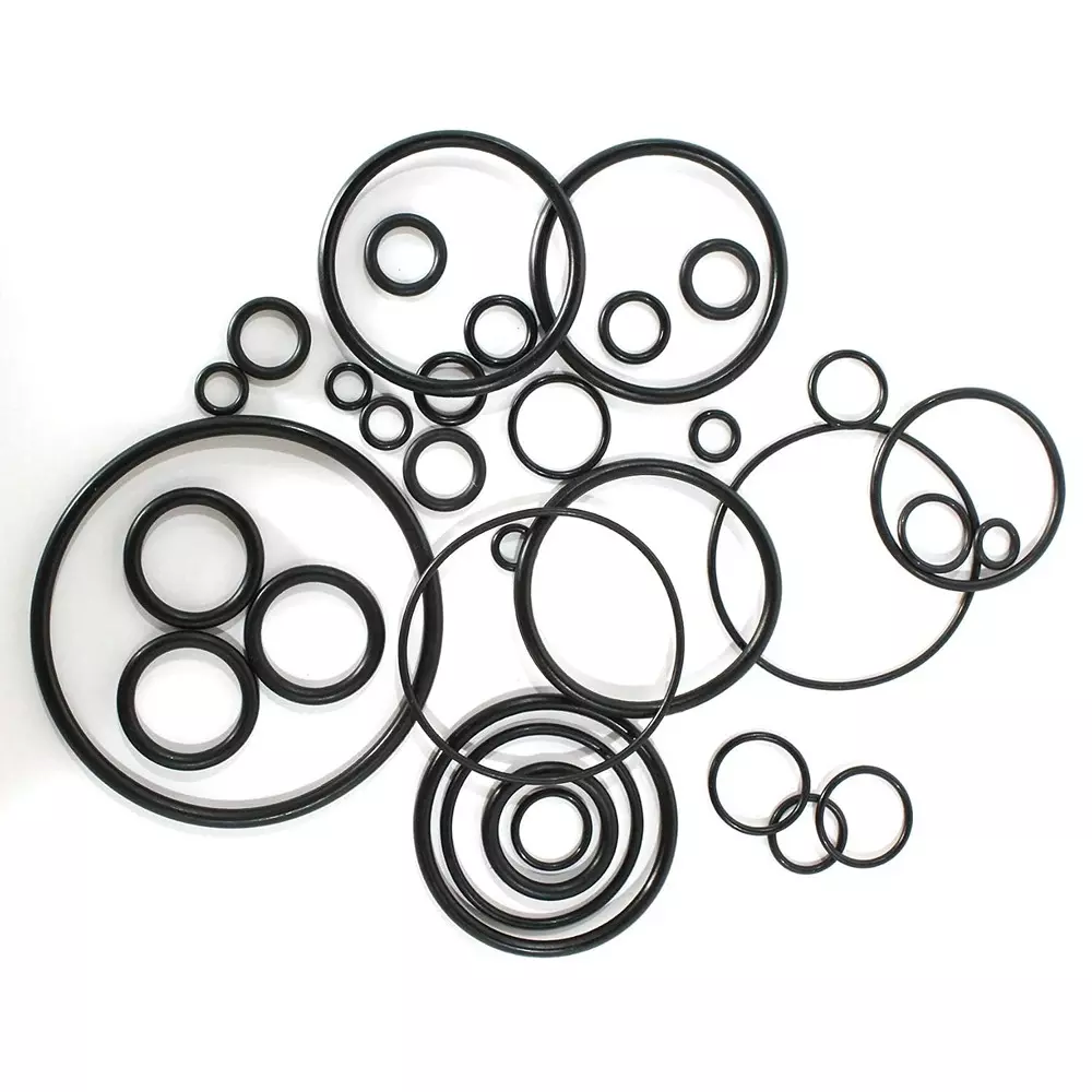 Kesaria O-Ring Repair Kit with Box Nitrile Rubber -30°C to +120°C Leak Proof Black for Plumbing, Machine & Geyser Repair, 5B