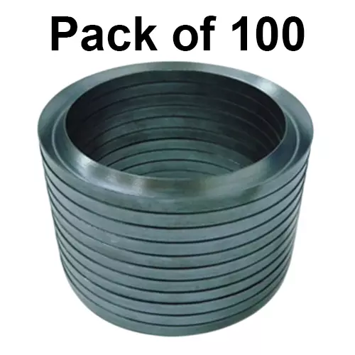 Polytech Rubber Gland V Packing 29X40X6 mm Nitrile Black, PEASRG01BL (Pack of 100 Pcs)