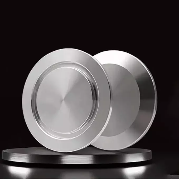 Ultrahivac Blank Off Flange Cap, Vacuum Fitting End Cap and Tri-Clamp Blind Plate KF-40 (Pack of 5 Kit)