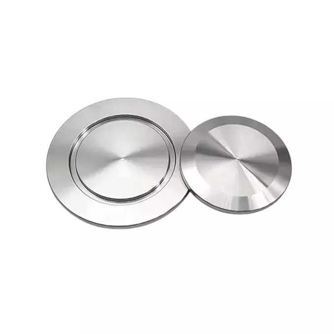 Ultrahivac Blank Off Flange Cap, Vacuum Fitting End Cap and Tri-Clamp Blind Plate KF-50 (Pack of 5 Kit)