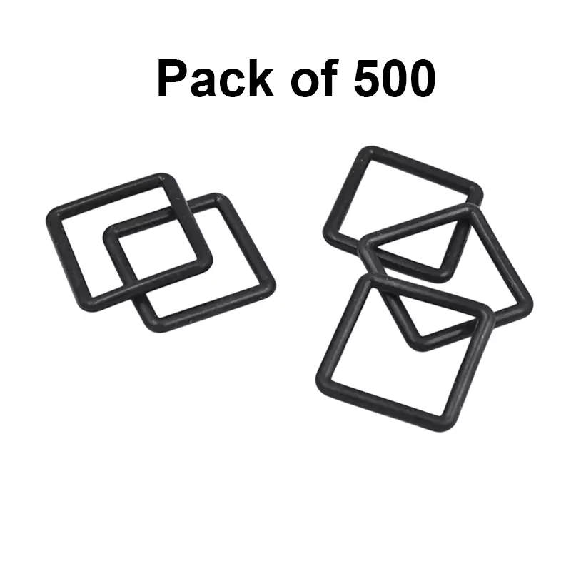 Polytech Square O Ring 17X17X2.8 mm Nitrile Black, PEASSQOBL (Pack of 500 Pcs)