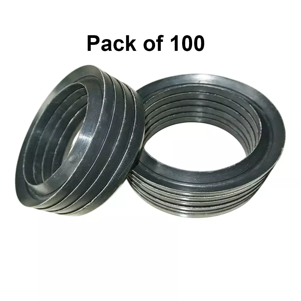 Polytech Canvas Gland V Packing 29X40X6 mm Canvas Black, PEASCG01BL (Pack of 100 Pcs)