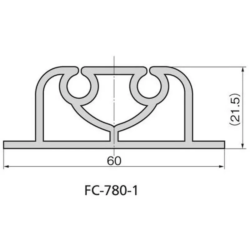TAKIGEN Rubber Seal Vinyl Chloride Black, FC-780-1