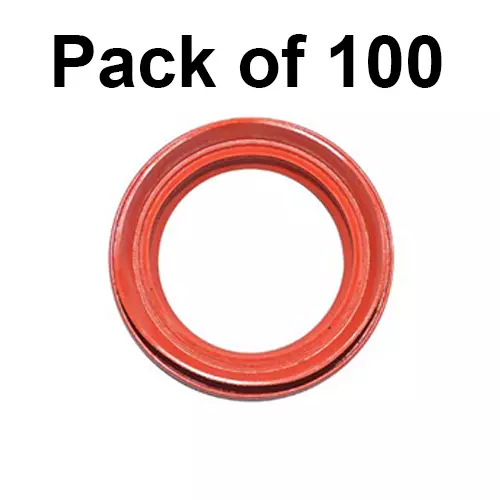 Polytech Canvas Gland V Packing 29X40X6 mm Canvas Red, PEASCG01RE (Pack of 100 Pcs)
