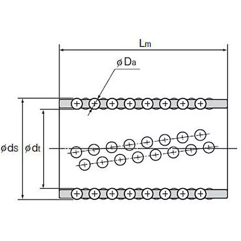 Thk MST Type Miniature Stroke 60 mm Dimension, KS2565