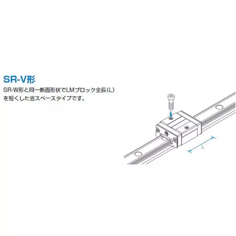 thk-sr-v-type-linear-motion-block-32-mm-dimension-b-sr20v1ssgk-block