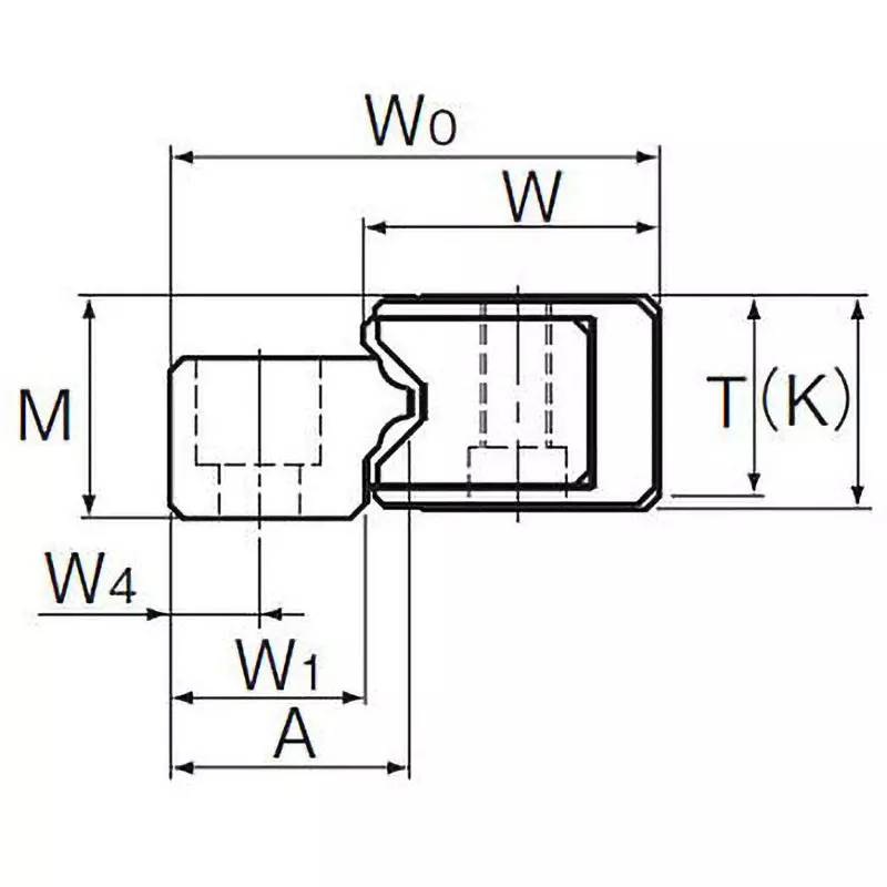 Thk HR Type Linear Motion Block 8.6x19 mm, HR3065UUBLOCK