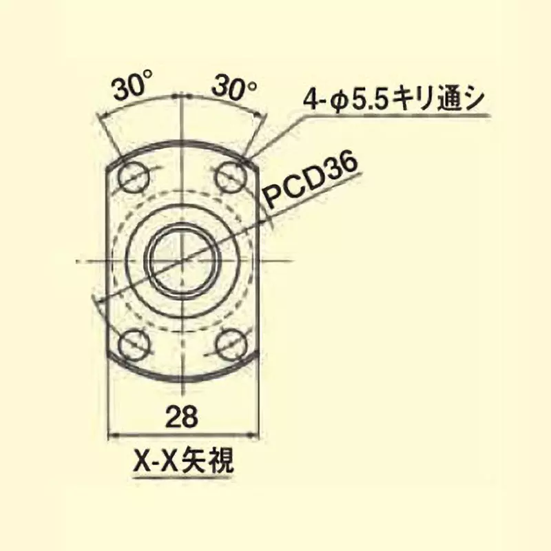 thk-standard-lead-precision-ball-screw-14-mm-shaft-outer-dia-bnk-1404-3rrg0430lc5y