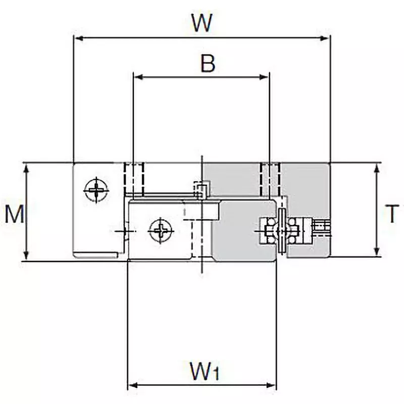 Thk LS/LSP/LSC Type Linear Ball Slide 20 mm Dimension B, LSP2050
