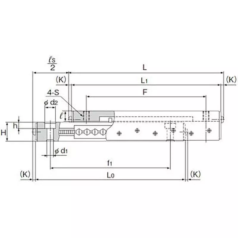 thk-lslsplsc-type-linear-ball-slide-20-mm-dimension-b-lsp2050