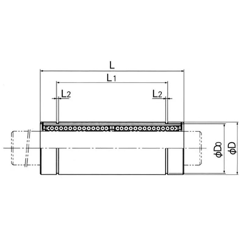 thk-long-type-stainless-linear-bush-28-mm-outer-dia-lm-16ml
