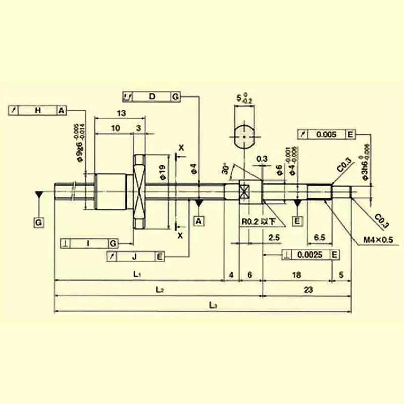 thk-standard-lead-precision-ball-screw-4-mm-shaft-outer-dia-bnk-0401-3g0127lc3y