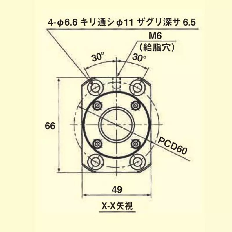 thk-standard-lead-precision-ball-screw-25-mm-shaft-outer-dia-bnk-2520-36g01251lc5y