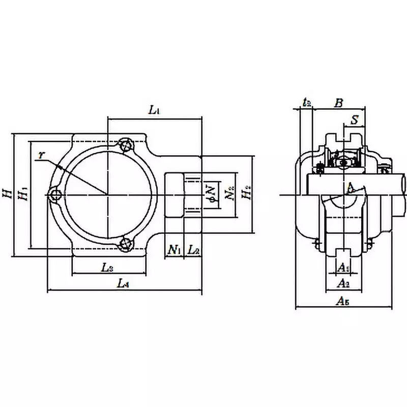 ntn-take-up-unit-oil-free-type-40-mm-shank-diameter-cm-uct308