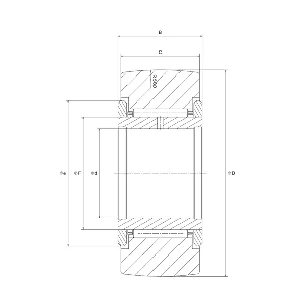 NTN Roller Follower Bearing With Inner Ring, Inner Dia 45 mm, Outer Dia 85 mm, Width 30 mm, NATR45XLL/3AS