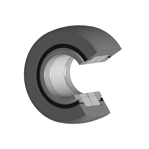 NTN Roller Follower Bearing With Inner Ring, Inner Dia 35 mm, Outer Dia 80 mm, Width 28 mm, NUTR307/3AS