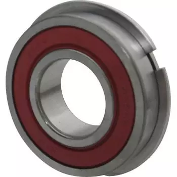 NTN Deep Groove Ball Bearing, Inner Dia 12 mm, Outer Dia 32 mm, Width 10 mm, 6201LLUNR (Made In Japan)