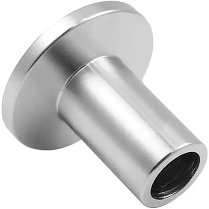 Ultrahivac Weldable Flange ISO-KF/NW40 Weld Flange, Stainless Steel 304, 40 mm Long (Pack of 5 Pcs)