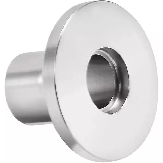 Ultrahivac Weldable Flange ISO-KF/NW25 Weld Flange, Stainless Steel 304, 20 mm Long (Pack of 5 Pcs)