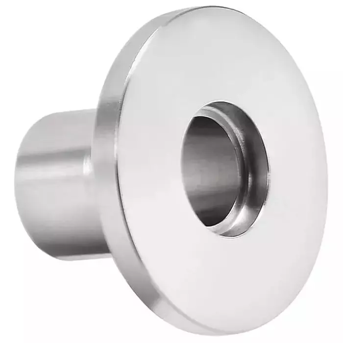 Ultrahivac Weldable Flange ISO-KF/NW40 Weld Flange, Stainless Steel 304, 20 mm Long (Pack of 5 Pcs)