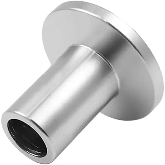 Ultrahivac Weldable Flange ISO-KF/NW50 Weld Flange, Stainless Steel 304, 40 mm Long (Pack of 5 Pcs)