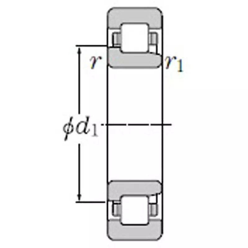 NTN Cylindrical Roller Bearing + NJ300 Type 150x320 mm Diamater, NJ330CM