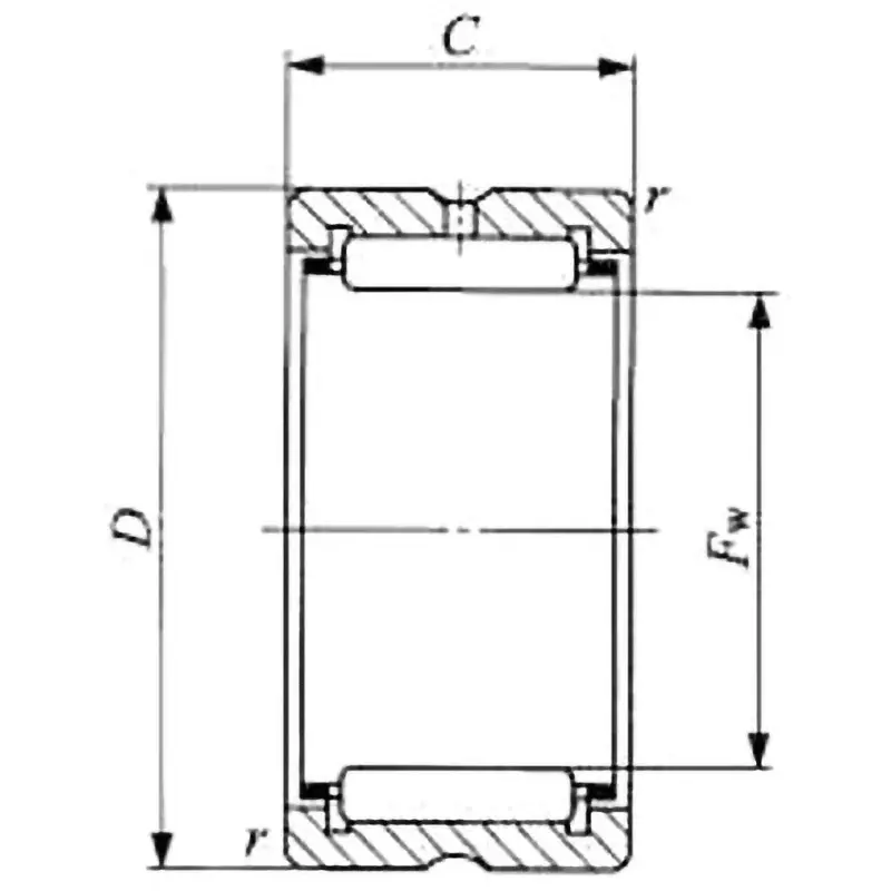 IKO Turning Needle Bearing RNA48 Radial 300 mm Outer Diamater, RNA4848