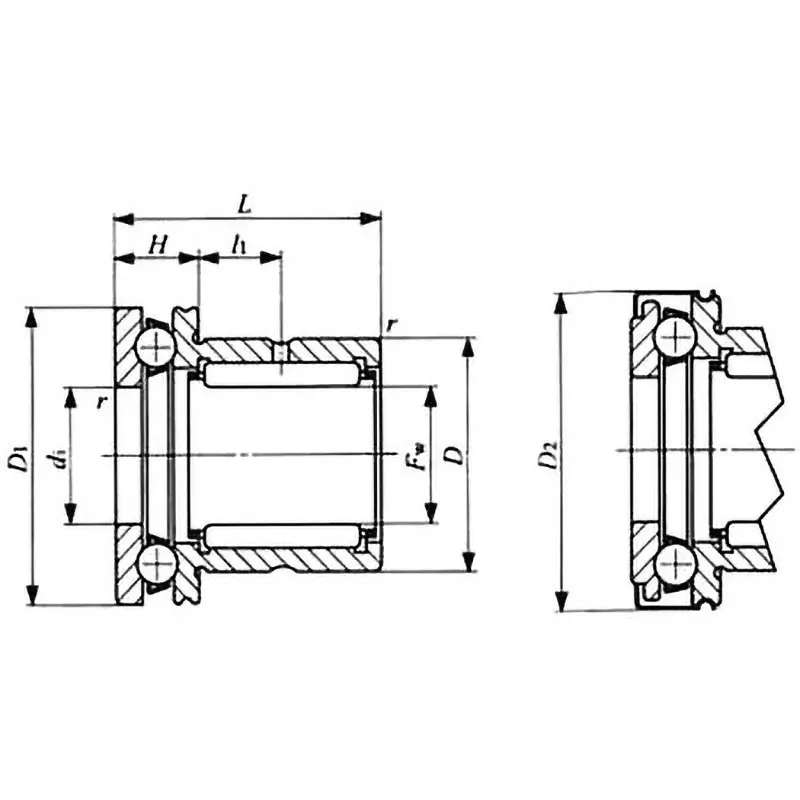 iko-needle-bearing-with-thrust-ball-bearing-nax-without-dust-cover-62-mm-oueter-diameter-nax5035