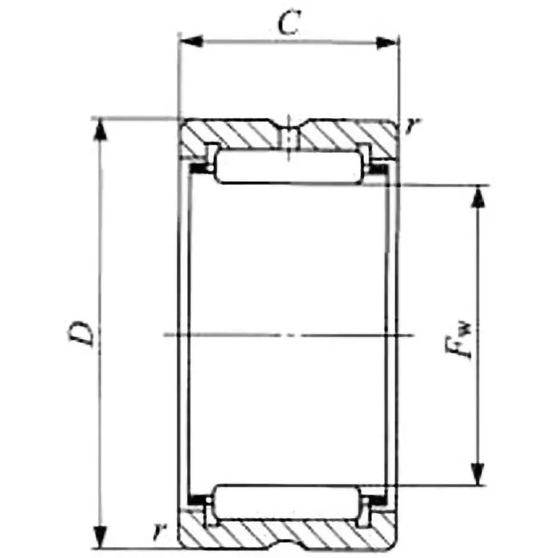 IKO Turning Needle Bearing RNA69 Radial 37 mm Outer Diamater, RNA6904