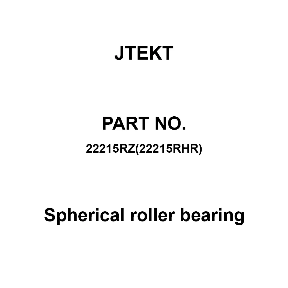 KOYO Spherical Roller Bearing 75x130 mm Diameter and 31 mm Width B, 22215RZ