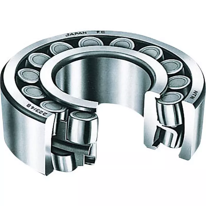 NTN Spherical Roller Bearing High Carbon Chromium Bearing Steel (Inner Ring) 110 mm, (Outer Ring) 200 mm, 22222EMKD1