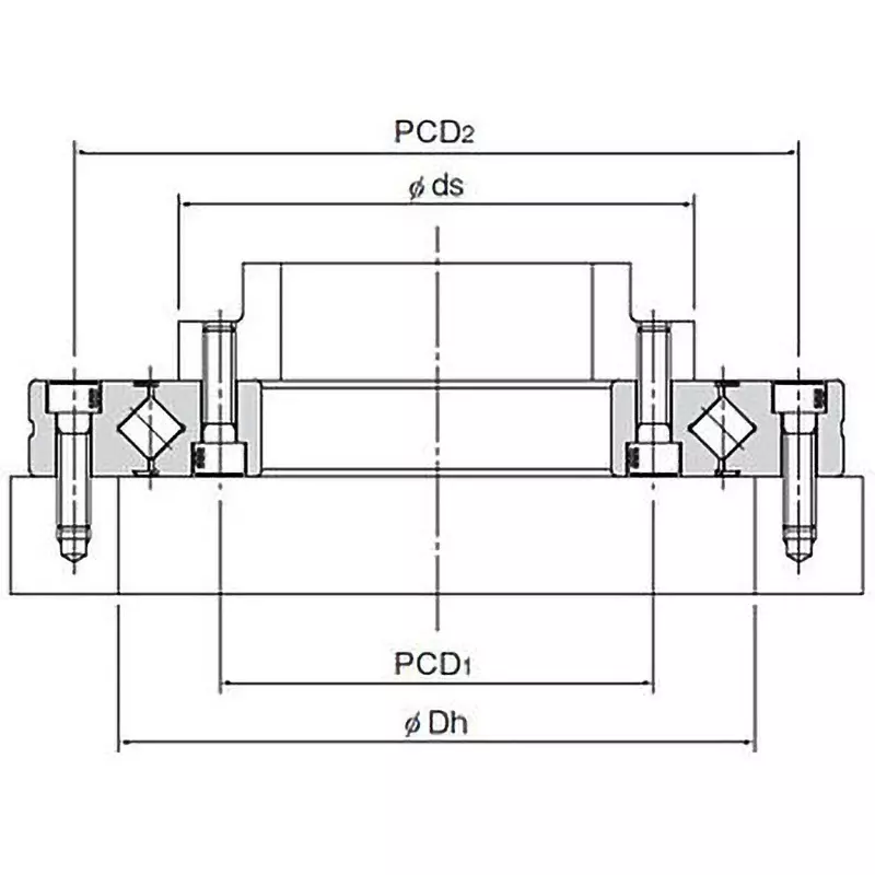 thk-ru-type-cross-roller-ring-35-mm-dimension-b-ru228uuc0