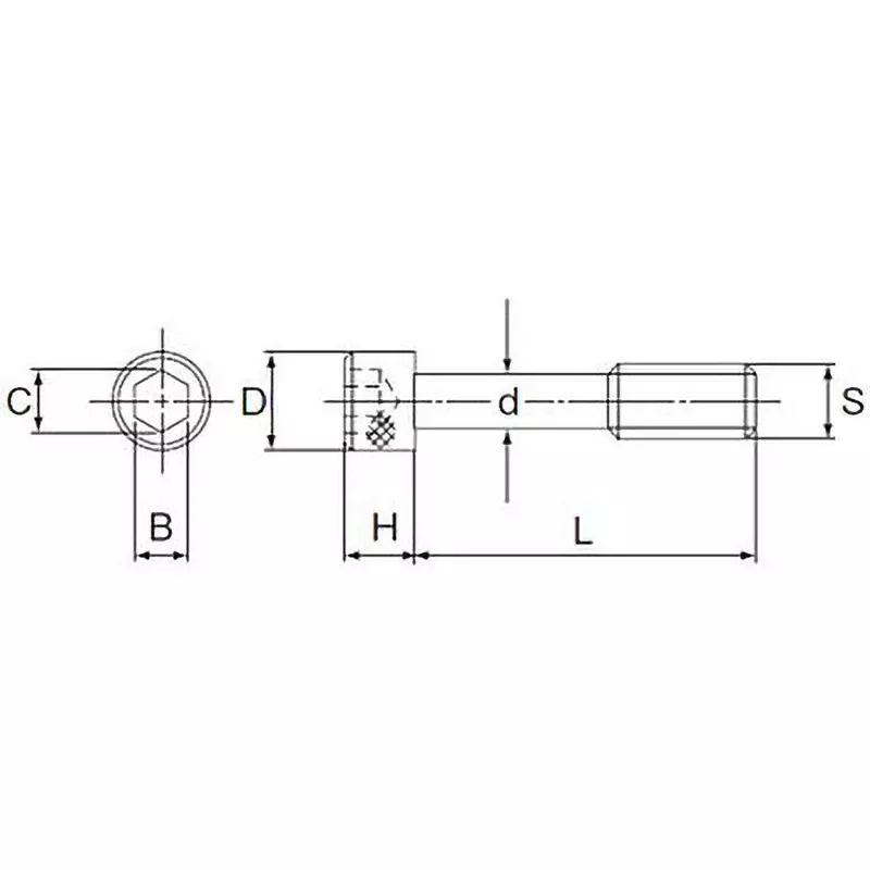Thk Cross Roller Guide 12x15.8 mm, Mounting Bolt S18