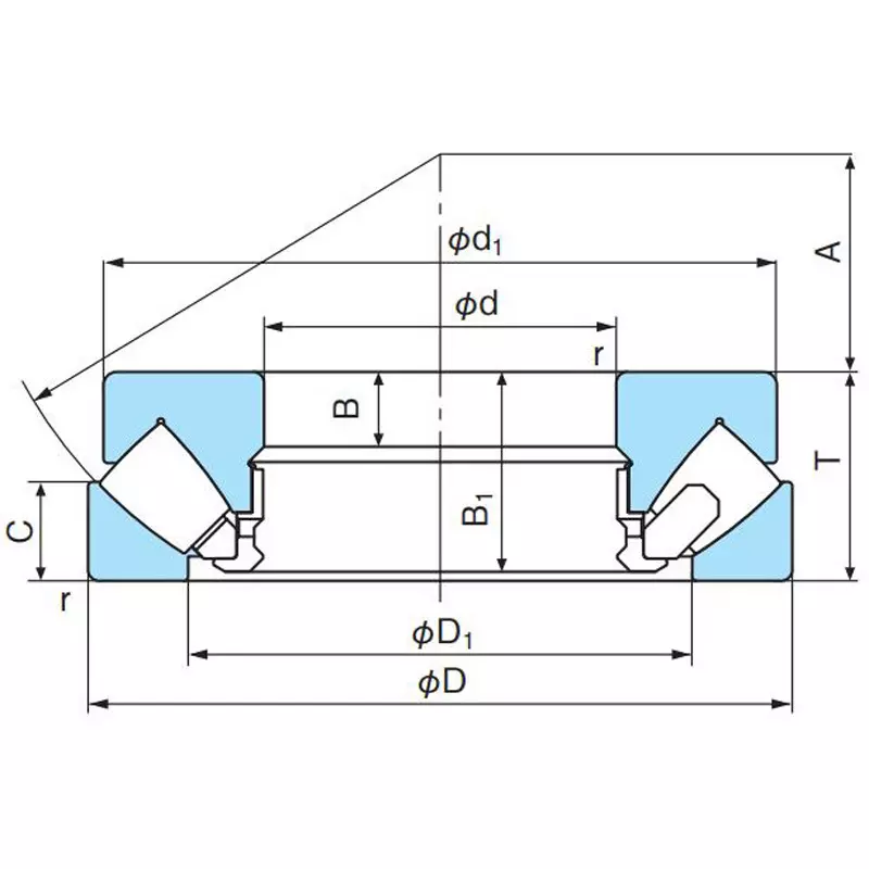 nachi-thrust-spherical-roller-bearings-type-29400-thrust-150x300-mm-diameter-29430
